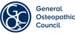 General Osteopathic Council (GOsC) Registered Osteopath Logo