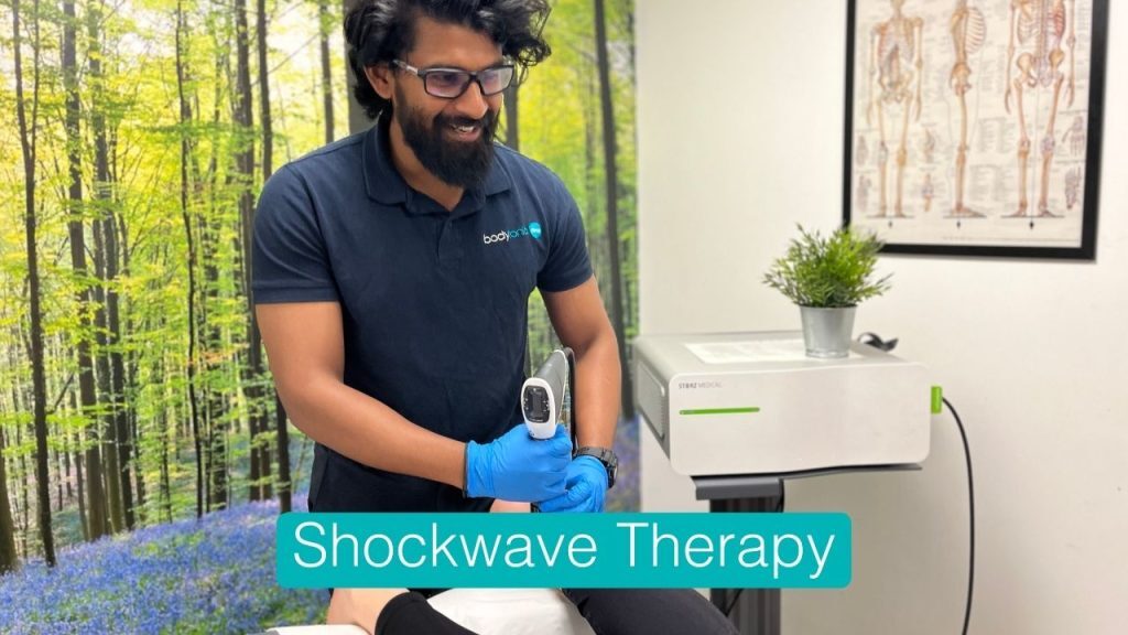 Shockwave therapy treatment-at-bodytonic-clinic-London Bermondsey Surrey Quays