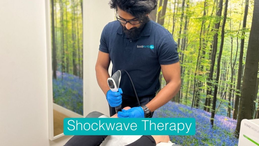 Shockwave therapy treatment-at-bodytonic-clinic-London Bermondsey Surrey Quays
