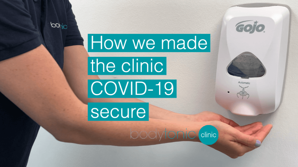 COVID-19 Secure at bodytonic clinic london