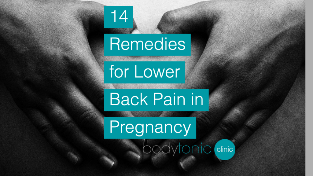 Lower Back pain in Pregnancy bodytonic clinic London