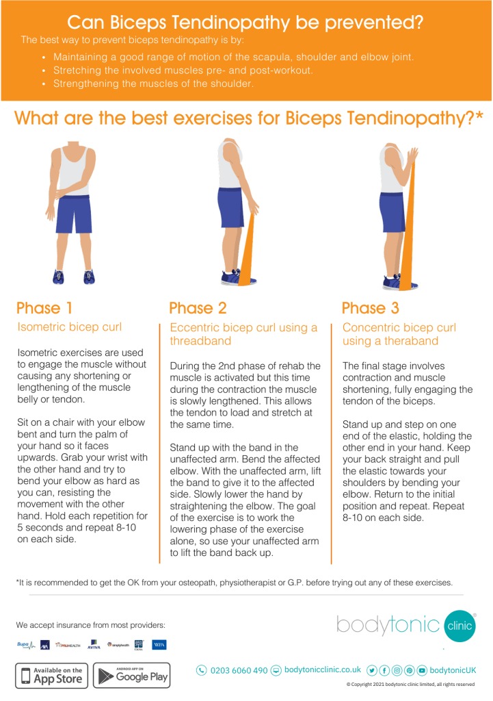 Biceps Tendinopathy The Ultimate Guide infographic page 2