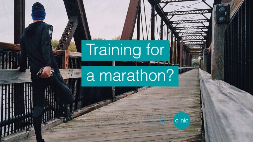 Training for a marathon bodytonic clinic SE16
