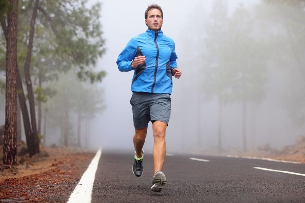 man running