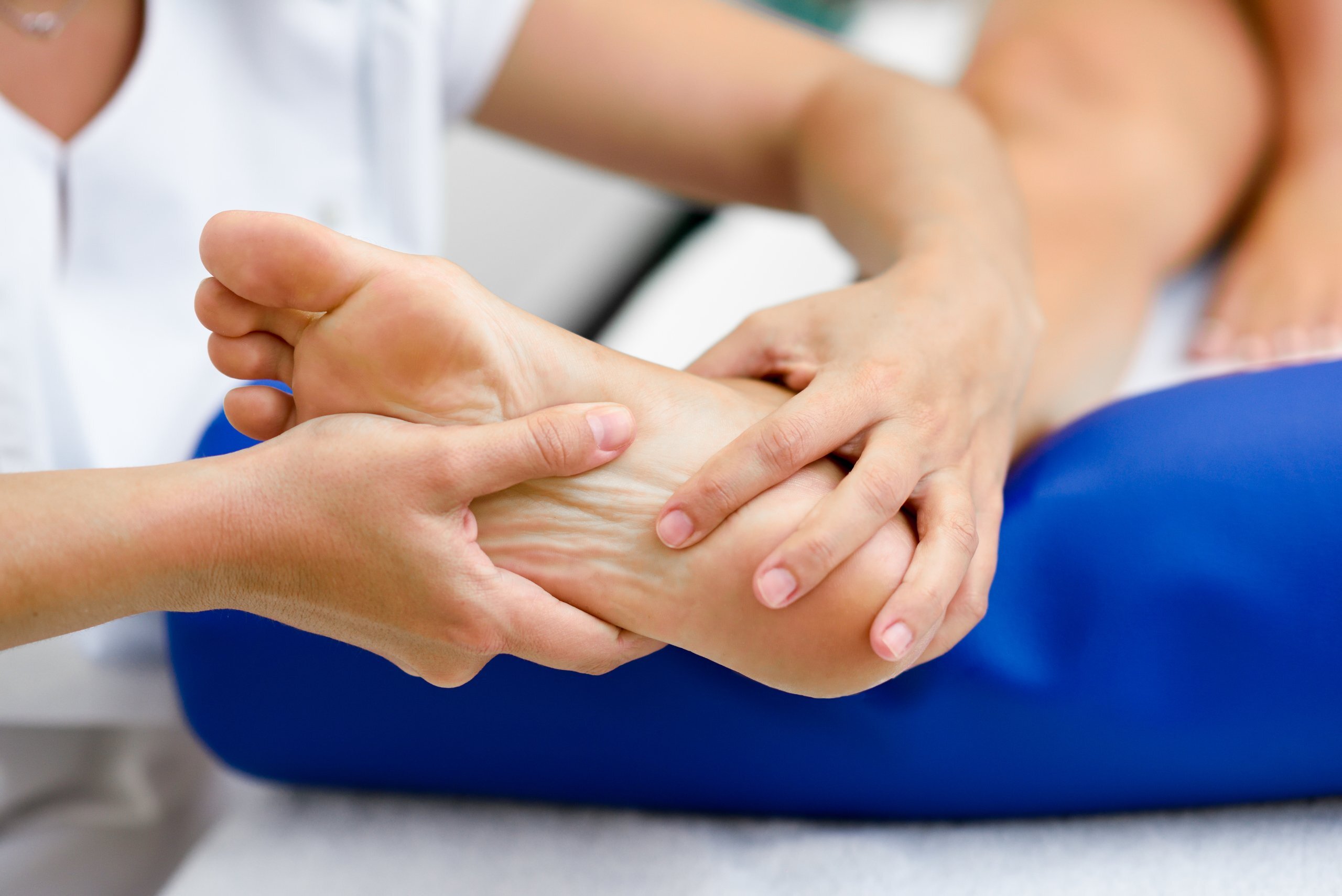 medical massage foot physiotherapy center ezgif.com resize What Happens at a Foot Health Appointment?
