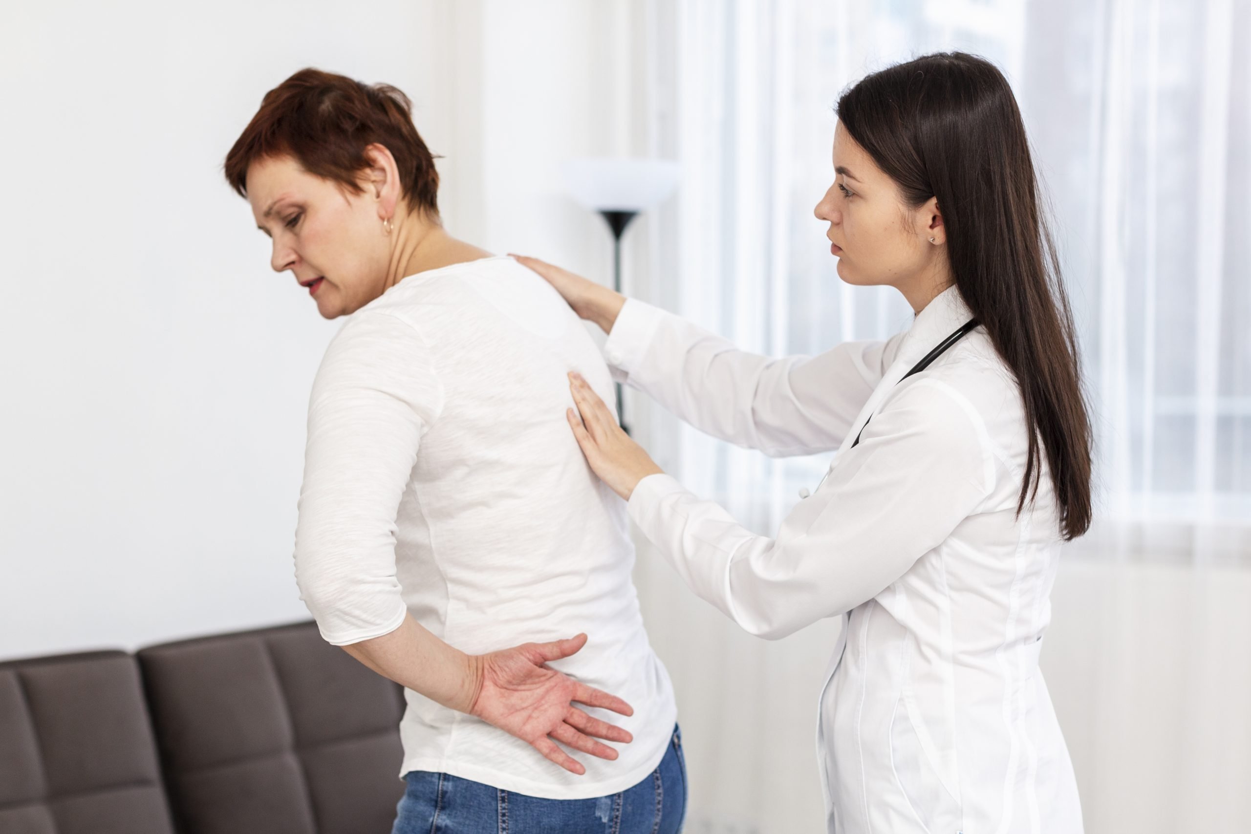 senior woman with medical problems scaled Cervical Radiculopathy