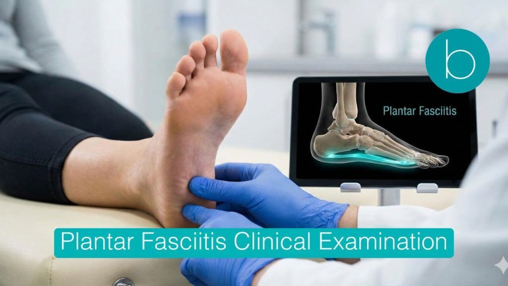 Plantar Fasciitis Clinical Examination with Digital Diagnosis