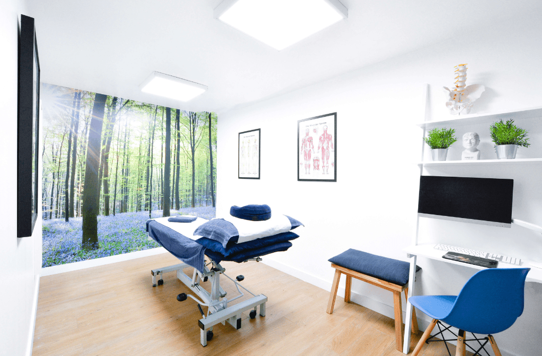 bodytonic focused shockwave therapy treatment room